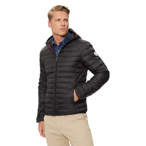 Jott Kurtka puchowa Nico P000MDOW01 Czarny Slim Fit