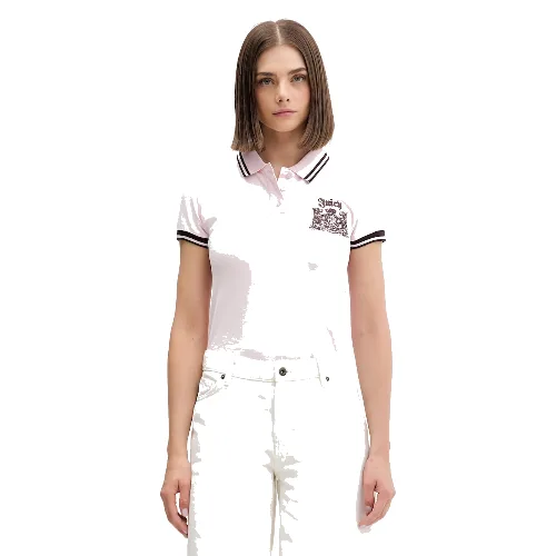 Juicy Couture polo damskie bawełniane POLO TOP