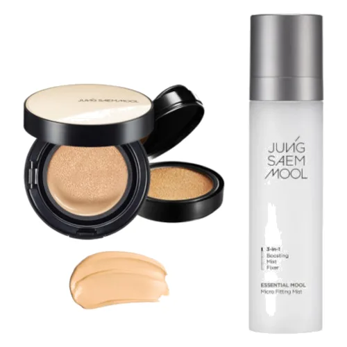 JUNGSAEMMOOL - Essential Skin Nuder Cushion SPF50+ PA+++ (With Refill) - 14g+14g - 19 Light (1ea) + Essential Mool Micro...