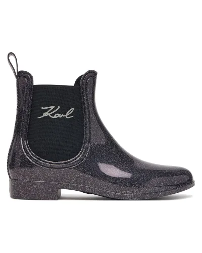 Kalosze KARL LAGERFELD KL94775S Fioletowy