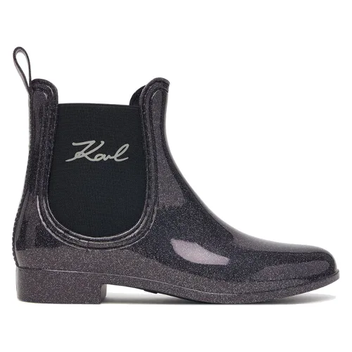 Kalosze KARL LAGERFELD KL94775S Fioletowy