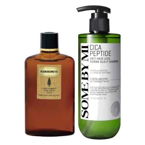 KAMINOMOTO X SOME BY MI Hair Serum & Shampoo Set