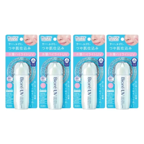 Kao - Biore UV Aqua Rich Aqua Highlight Lotion SPF50+ PA++++ - 70ml (4szt.) Set