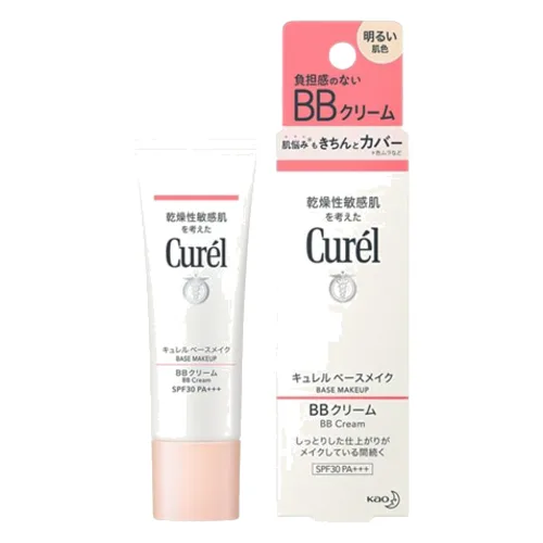 Kao - Curel Base Makeup BB Cream SPF30 PA+++ - 35g - Bright Skin Tone