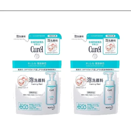 Kao - Curel Intensive Moisture Care Foaming Wash - Refill 130ml 2szt. Set