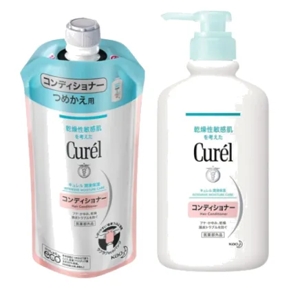 Kao - Curel Intensive Moisture Care Hair Conditioner & Refill Set