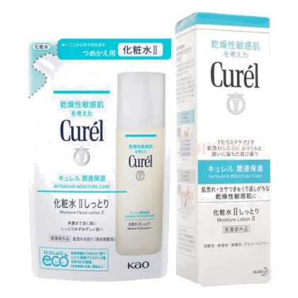 Kao - Curel - Intensive Moisture Care Moisture Lotion II Moisture & Refill Set