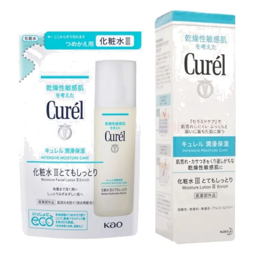 Kao - Curel - Intensive Moisture Care Moisture Lotion III Enrich & Refill Set