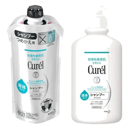 Kao - Curel Intensive Moisture Care Shampoo & Refill Set
