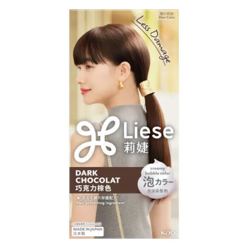 Kao - Liese Creamy Bubble Color - 1 pudełko - Dark Chocolate