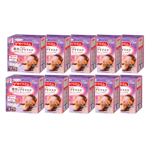 Kao - MegRhythm Gentle Steam Eye Mask Lavender (10szt.) Set