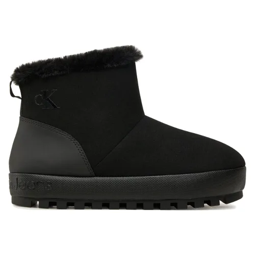 Kapcie Calvin Klein Jeans Home Anke Slipper YW0YW01592 Czarny