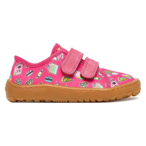 Kapcie Froddo Barefoot Canvas G1700440-10 S Różowy