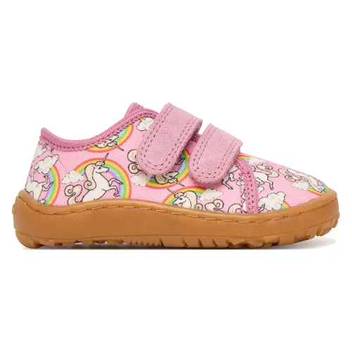 Kapcie Froddo Barefoot Canvas G1700440-12 M Różowy