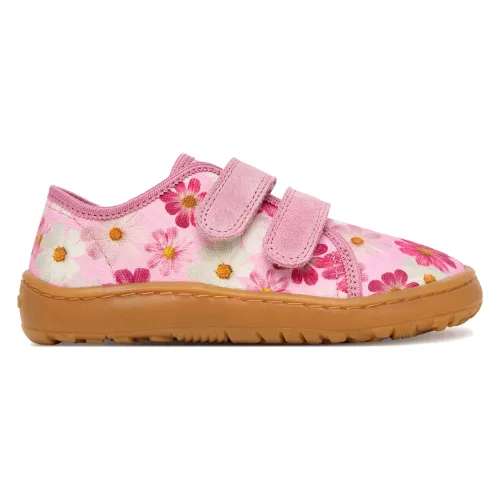 Kapcie Froddo Barefoot Canvas G1700440-9 S Różowy