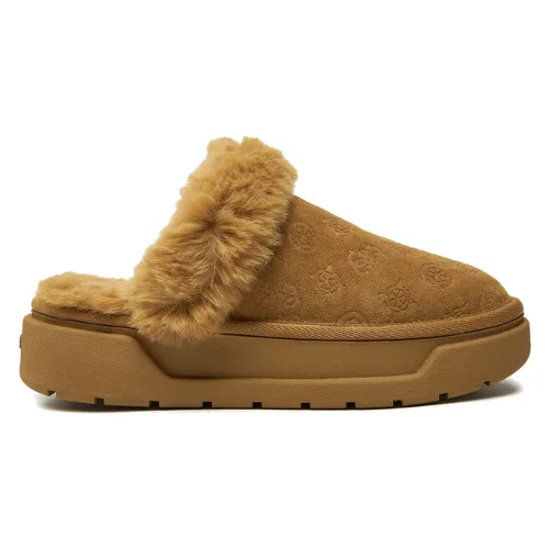 Kapcie Guess Unika3 FLFUK3 FAL06 Brązowy