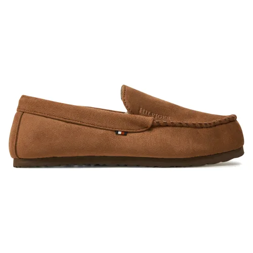 Kapcie Tommy Hilfiger Driver House Shoe FM0FM05224 Brązowy