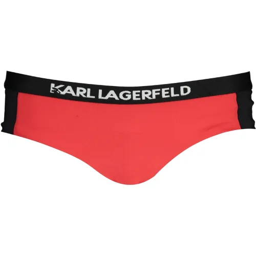 KARL LAGERFELD BEACHSEAR DÓŁ KOSTIUMU KĄPIELOWEGO KOBIETY CZERWONY