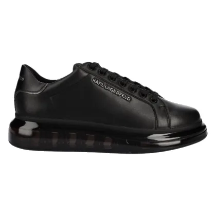 KARL LAGERFELD Czarne sneakersy KAPRI KUSHION Lo Lace Lthr