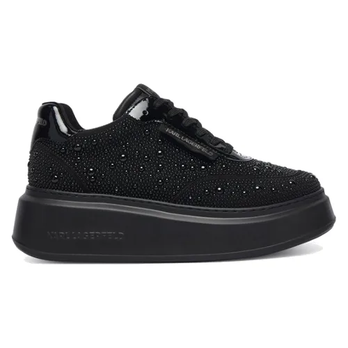 KARL LAGERFELD Sneakersy Anakapri Pearl Krust KL63523 Czarny