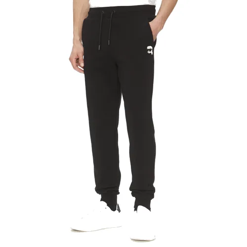 KARL LAGERFELD Spodnie dresowe 705713 500900 Czarny Regular Fit