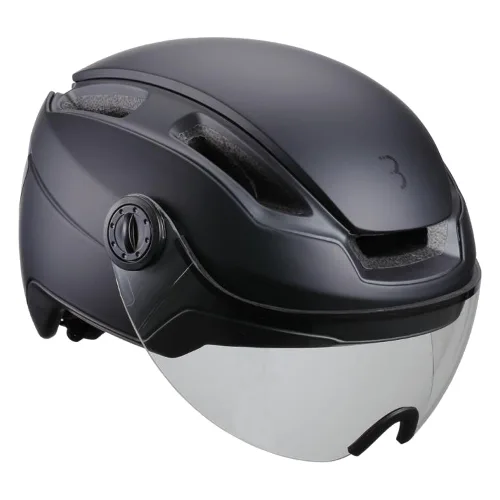 Kask BBB Helme Indra Face Shield przezroczysty M czarny mat