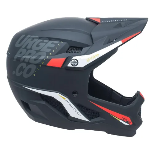 Kask rowerowy Deltar full-face, czarny