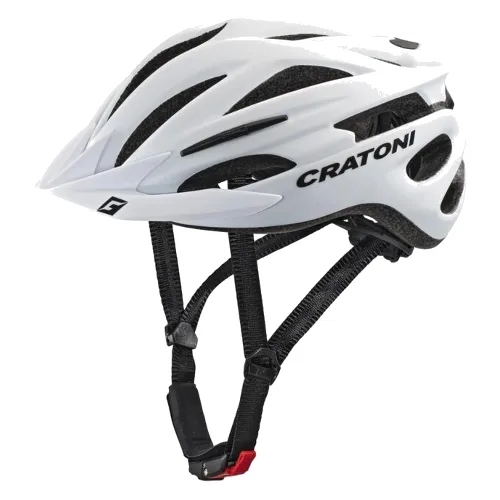 Kask rowerowy MTB Pacer biały matowy