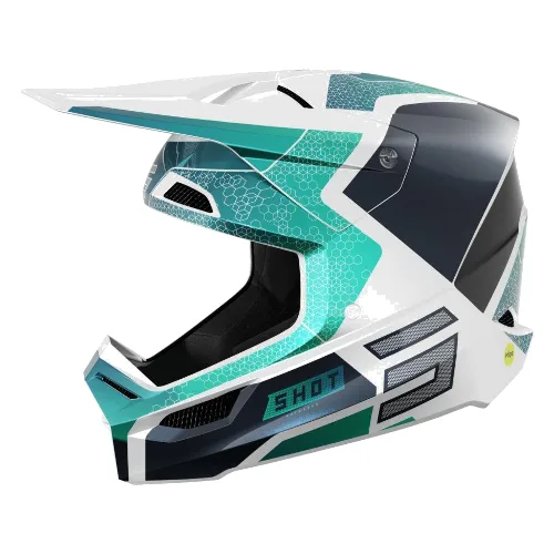 Kask Shot Race Phaser niebiesko-turkusowy dla dorosłych