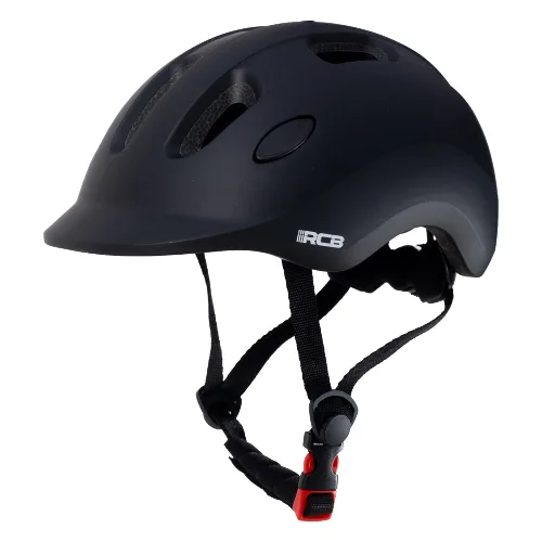 Kask sportowy JC-022 dla nastolatków (8-16 lat) - lekki i bezpieczny, czarny