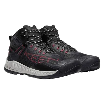 Keen Buty trekkingowe męskie NXIS Evo Mid WP black / red carpet
