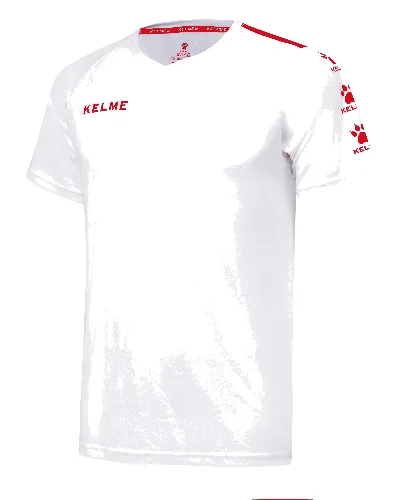 Kelme Camiseta De Manga Corta Lince Blanco Unisex