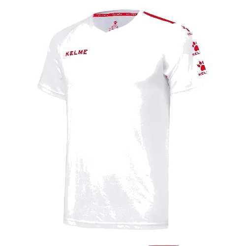 Kelme Camiseta De Manga Corta Lince Blanco Unisex