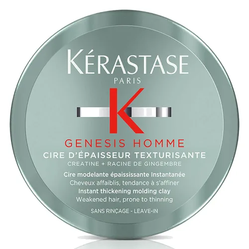 Kérastase Genesis Homme Instant Thickening Molding Clay glinka zagęszczająca do włosów dla mężczyzn 75 ml