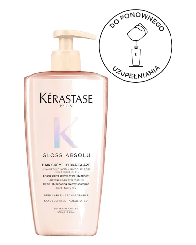 Kérastase Gloss Absolu Szampon Wzbogacony Hydra-Glaze Szampony 500 ml