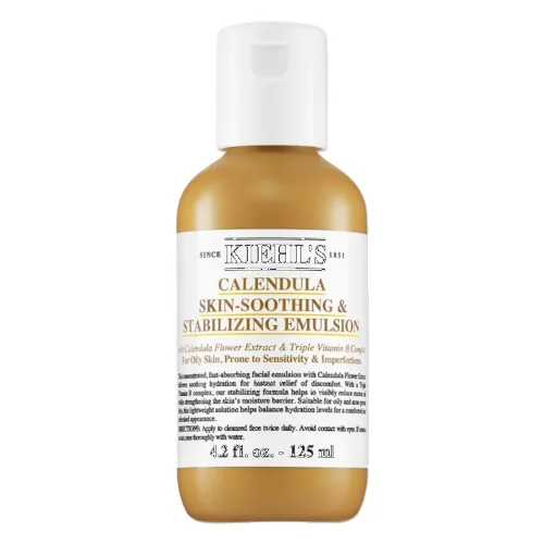 Kiehl`s Kiehl's Calendula Skin-Soothing & Stabilizing Emulsion – emulsja łagodząca i normalizująca skórę z nagietkiem Kremy do twarzy 125 ml
