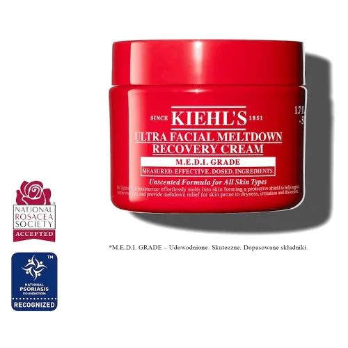 Kiehl`s Ultra Facial MELTDOWN – krem kojący i regeneracyjny Kremy do twarzy 50 ml