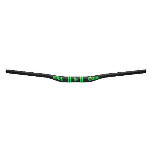 Kierownica SIXC z podniesieniem 20 mm - 35 x 820 - karbon/zielona