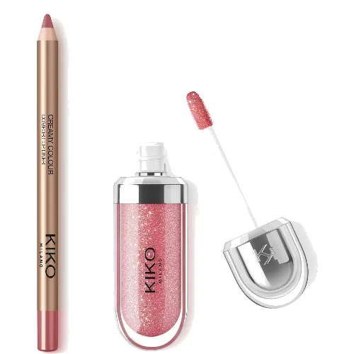 KIKO Milano 3D Hydra Lip Combo (Various Shades) - Mauve Muse
