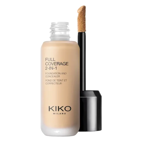 KIKO Milano Full Coverage 2 In 1 Foundation & Concealer Podkłady 25 ml WB25 - WARM BEIGE