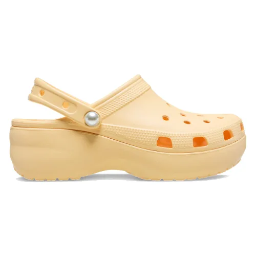 Klapki Crocs Classic Platform Pearl Clog 211231 Złoty