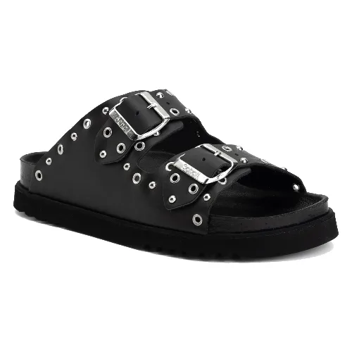 Klapki damskie Scholl Beatriz Ring Leather