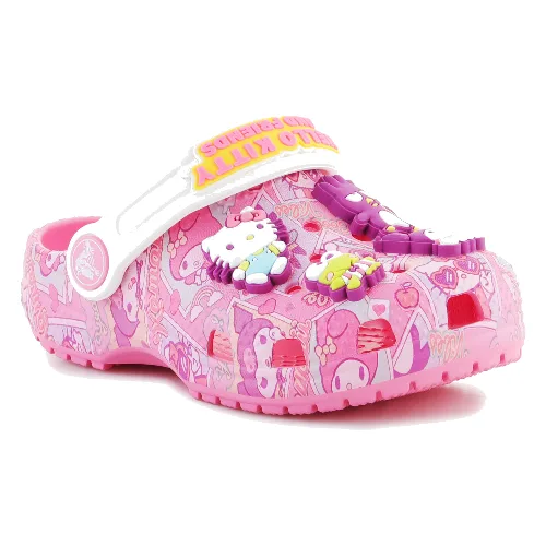 Klapki KIDS CROCS CLASSIC HELLO KITTY CLOG T PINK 208025-680