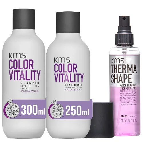 KMS Colour & Heat Protection Bundle for All Hair Types