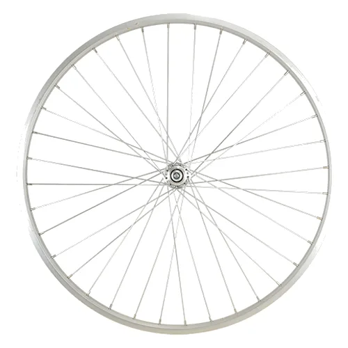 Koło przednie roweru, nakrętka, oś pełna, obręcz aluminiowa Velox 650 X 30A