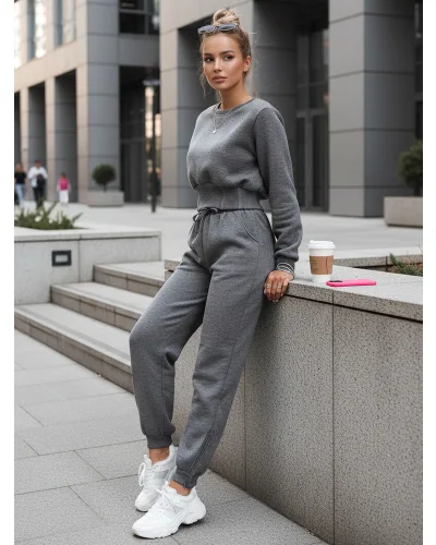 Komplet damski dresowy KEILI ciemnoszary Dstreet AY0647
