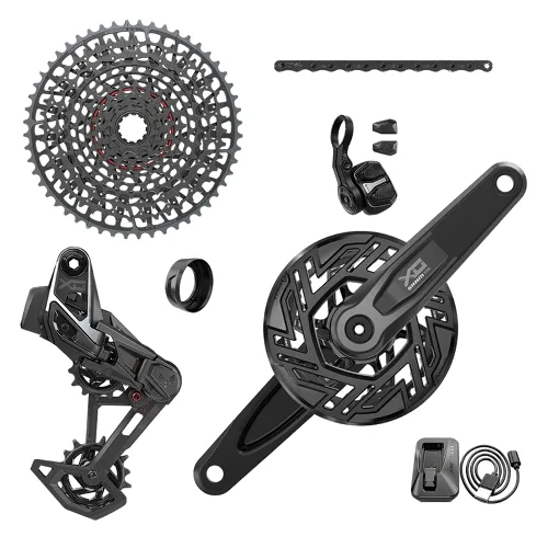 Kompletna grupa rowerowa Sram X0 Bosch Isis AXS T-type Clip-on 160 10/52