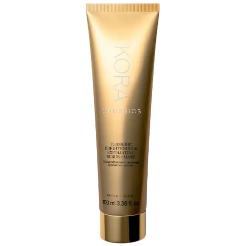 KORA Organics Turmeric Brightening and Exfoliating Mask (2-in-1) Peeling do twarzy 100 ml Damski