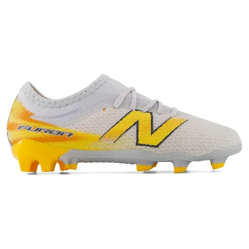 Korki dziecięce New Balance FURON TEAM JNR FG V9 YF3F96W – pomarańczowe