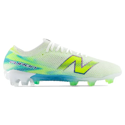 Korki męskie New Balance FURON ELITE FG V9 UF1F7R4 – białe